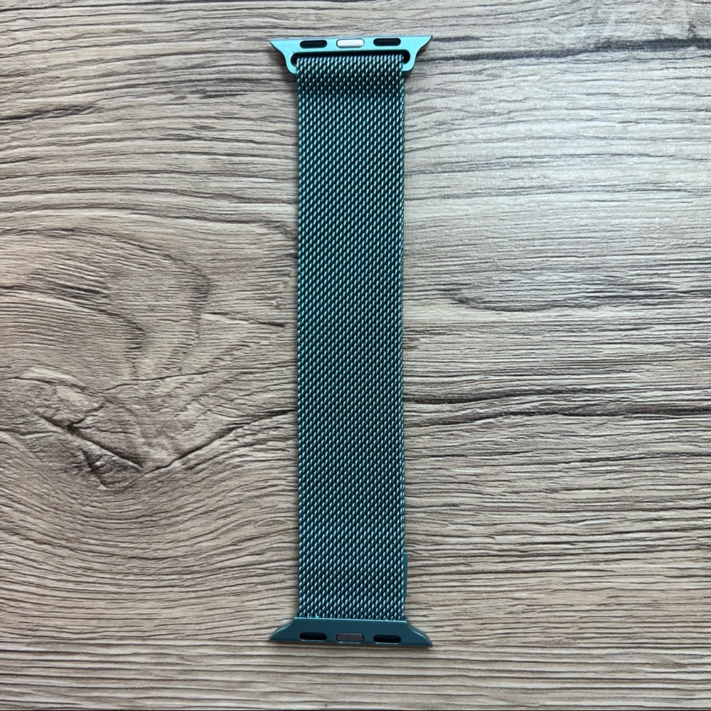 NEW BAND Turquoise Milanese Stainless For Apple Watch - Picture 2 of 5